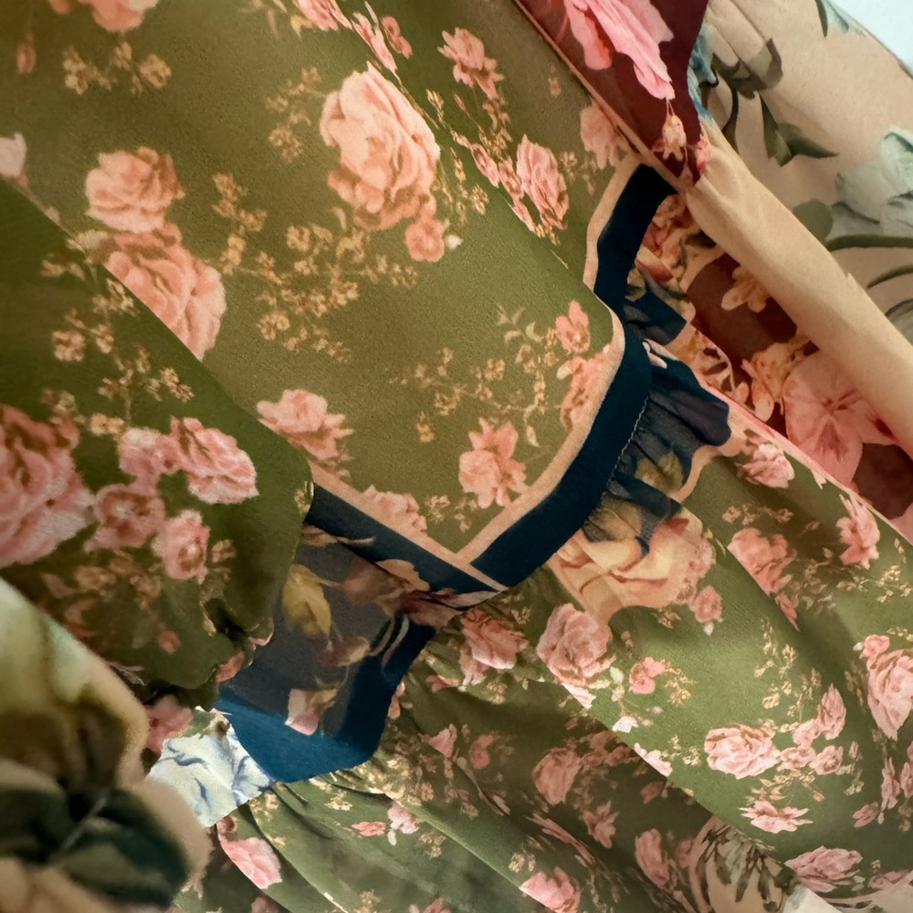Sachin + Babi Moyer Floral Patchwork Mini Dress - Picture 11 of 16